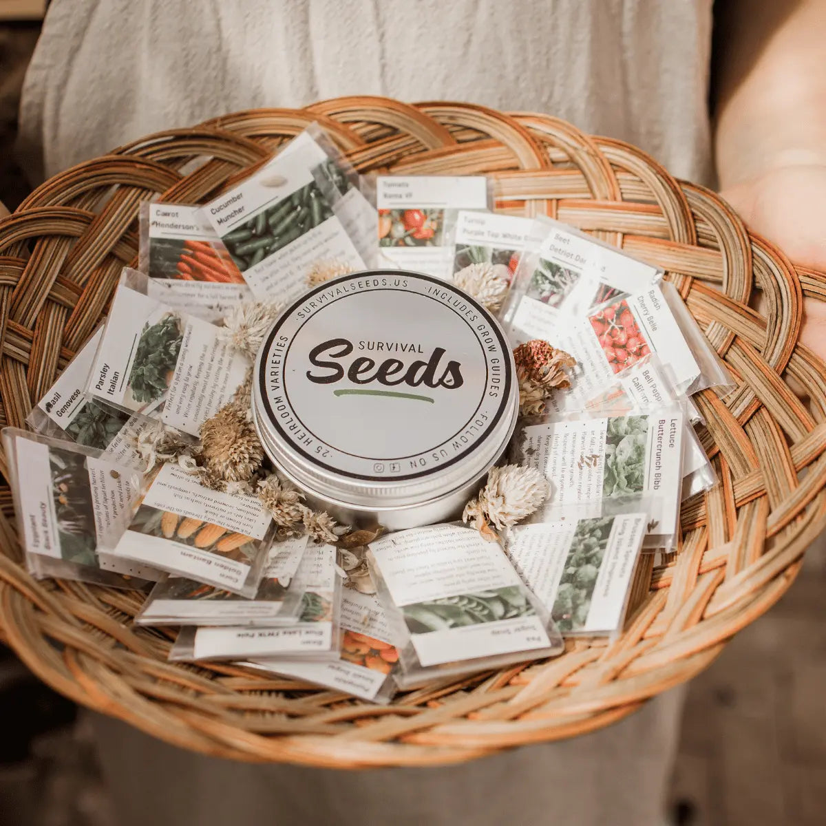 Survival Seed Tin